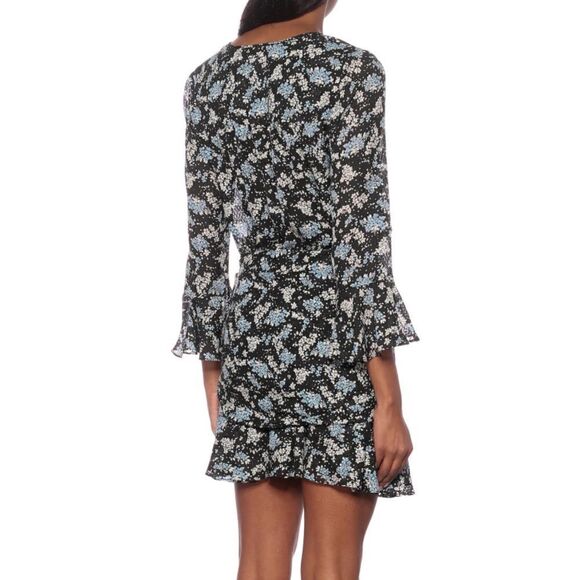 Veronica Beard Sean Silk Floral Mini Dress Size 6 - Picture 15 of 16